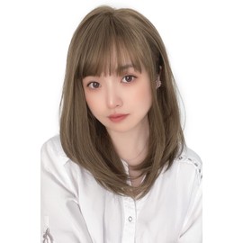 Bright Lara hf1573-UK Wig, Full Wig, Medium, Semi-Long, Curly Layer, Straight
