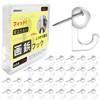 Pin Hooks 50-Piece Set, Load Capacity 1KG, Nail-Free Hooks, Invisible