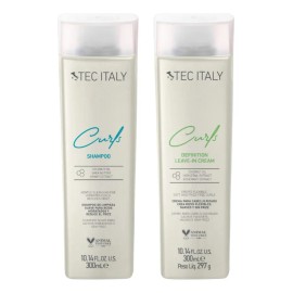 💫 Tec Italy Curls Hydration & Definition Kit – Shampoo + Curl Cream for Curly and Wavy Hair 💫