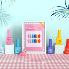 Very Good Nail Flamingo 6-Piece Set Pastel Color Gel / 베리굿네일 플라밍고 6종 세트 파스텔 컬러젤