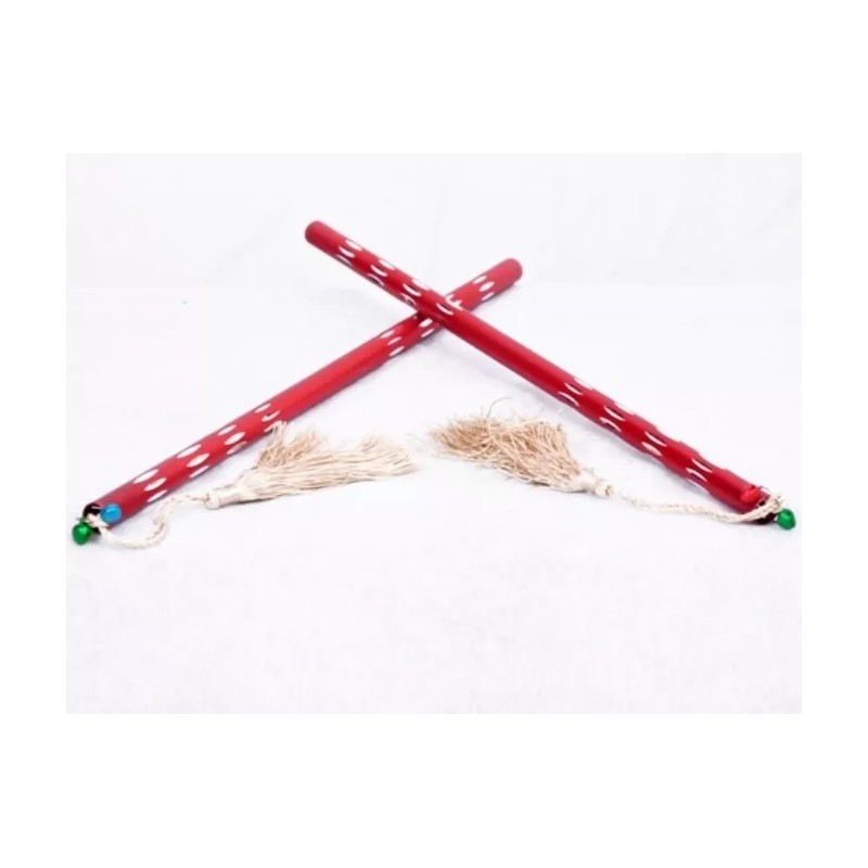Aluminium Metal Garba Dance Dandiya Stick - (10 Pcs) -
