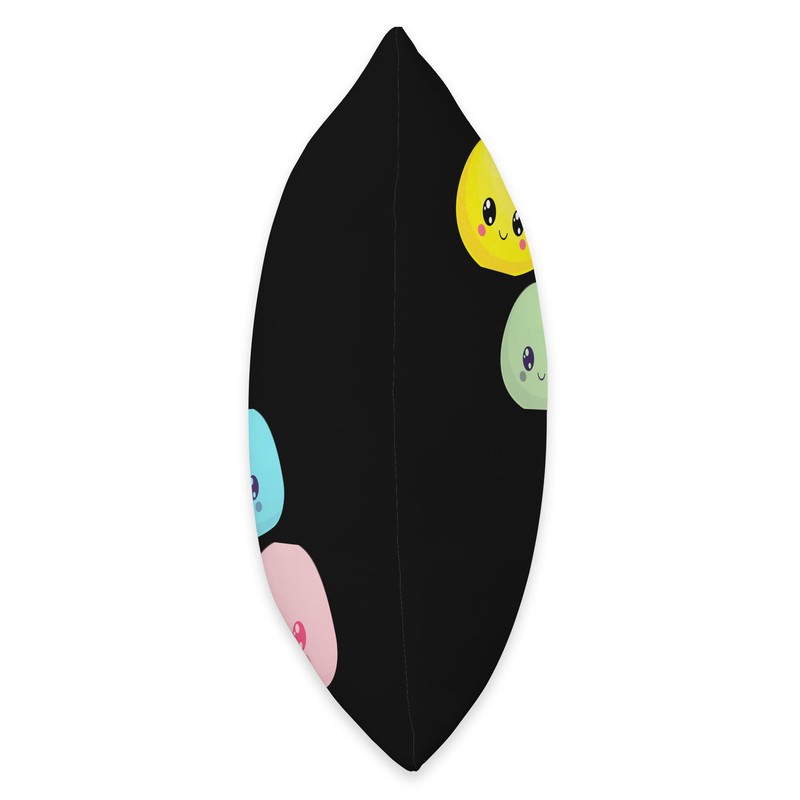 Dango Kawaii Cute Pastel Mochi Throw Pillow