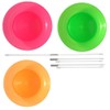 Juggle 4 Fun Dish Spinner (Pink / Green / Orange)