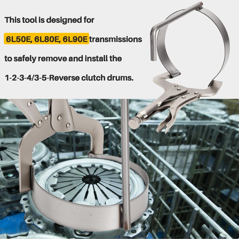 CHENNTAI T-47781AC Clutch Drum Tool, for 6L50E 6L80E 6L90E, 3-5-Reverse