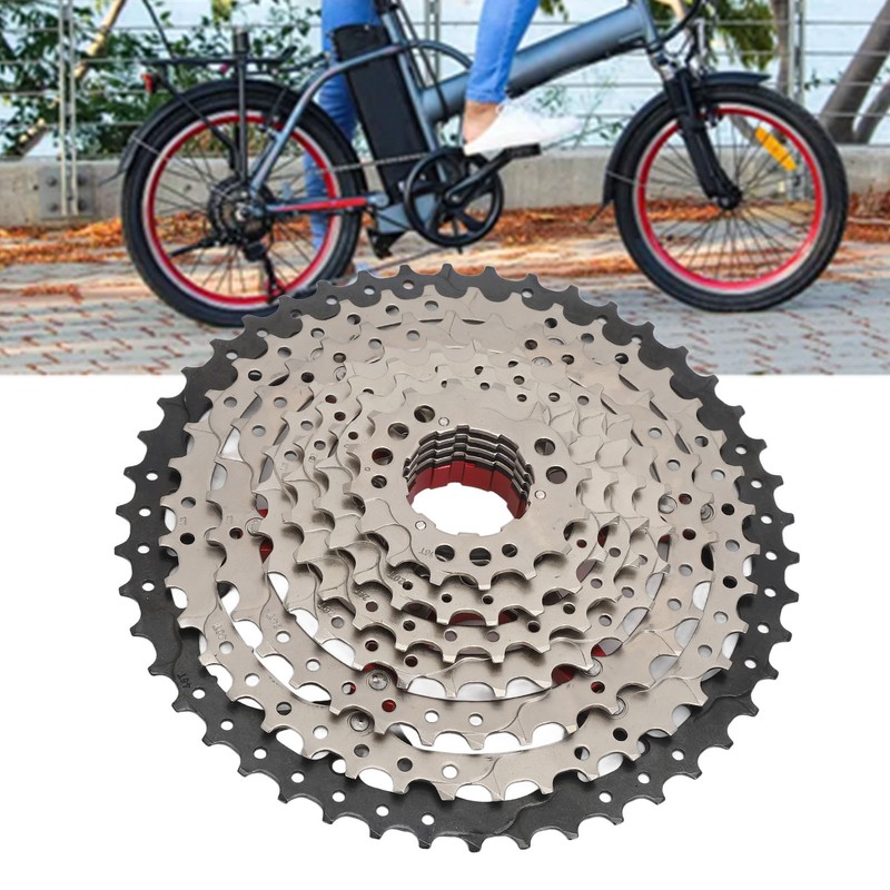 9 Speed Bike Cassette Aluminum Alloy 12 to 46T Precise