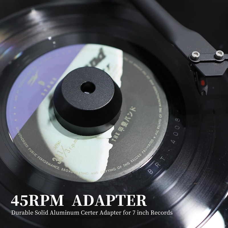 EP Record Adapter 7" 45 RPM Adapter Dome Adapter Accessories