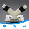 NHPY Washing Machine Drain Adapter, Drain Washing Machine Double Connection
