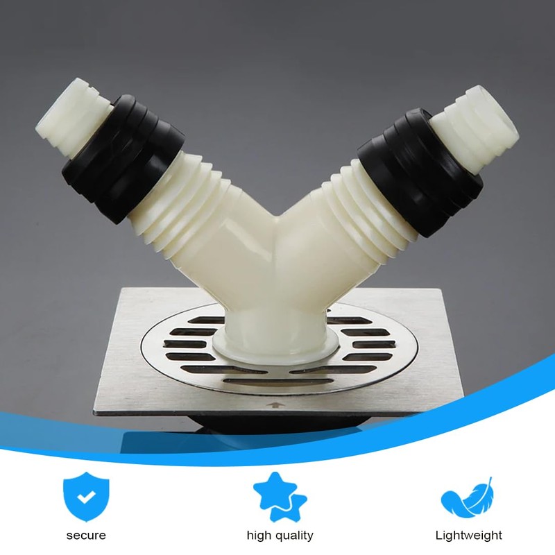 NHPY Washing Machine Drain Adapter, Drain Washing Machine Double Connection