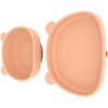 4pcs Children Plate Utensils Set Silicone Suction Bowls Set Toddler