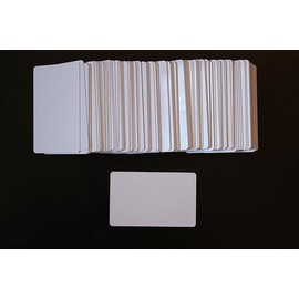 100 Blank Platinum Brand Inkjet PVC ID Cards - Double Sided Printing