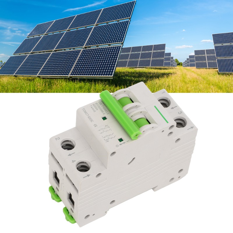 Solar PV System Circuit Breaker Miniature DC550V Thermal Magnetic Trip