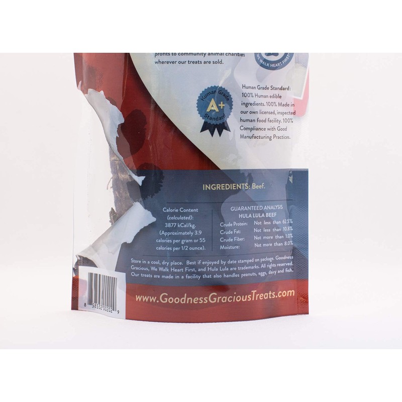 Goodness Gracious Human Grade Hula Lula Jerky for Dogs