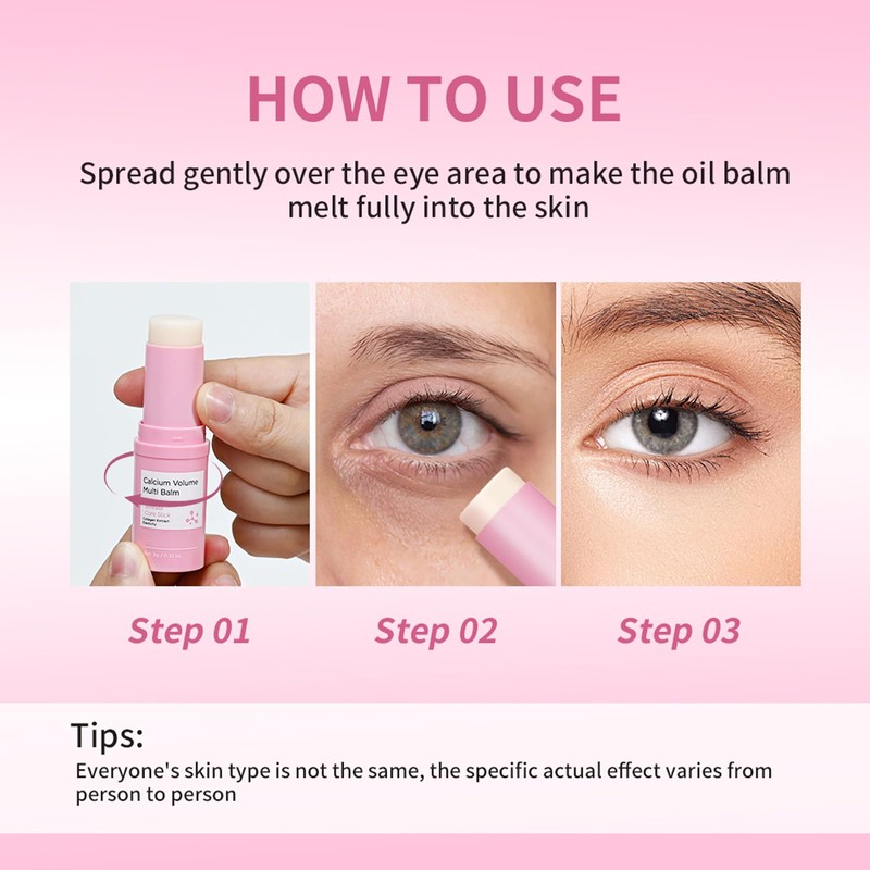 2 Pcs Calcium Volume Multi Balm Stick, All-in-One Hydrating Multi
