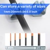White 6-Pack Fishing Rod Holders for Garage, Wall, Boat, No-Drill