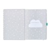 Busy B 6591 Clouds Pregnancy Journal Book, Grey