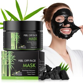 Mascarilla Para Eliminar Puntos Negros (Para Mujeres Y Hombres), Mascarilla Exfoliante De Carbón De Bambú, Limpieza Profunda Con Control De Grasa, Para Todo Tipo De Piel (113 G)