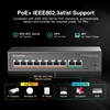 MokerLink 10 Port PoE Switch with 8 Port PoE+, 2