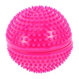 WOONEKY 2pcs Sensory Balance Training Yoga Ball Half Spike Exercise Domes for Adults for Gymnastics Fun Workouts Stability Development