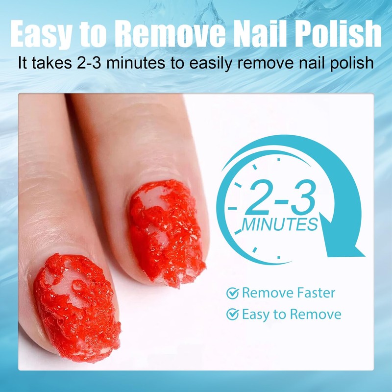 Quick Gel Nail Polish Remover, Easy Remove Gel Polish in