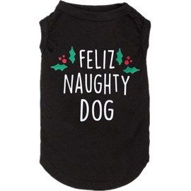 SUEOSU Christmas Dog Shirts for Pet Clothes Soft Breathable Puppy Shirts Printed Pet T-Shirt Puppy Dog Christmas Cosplay Xmas Pet Apparel for Small Medium Large Dogs and Cats (Large, Black)