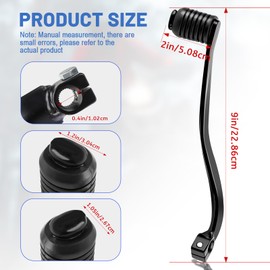 Dairrr Fuuu TRX 250 Gear Shifter Shift Lever Pedal for Honda Recon 250 TRX250EX TRX250X TRX250TM TE 1997-2002, for Honda Foreman 400 TRX400 1997-2004# 24701-HM8-B40 24701-HN6-A30