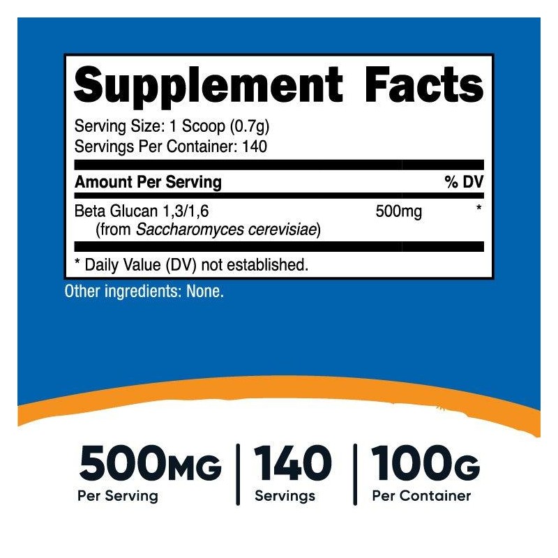 Nutricost Beta Glucan Powder