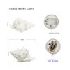 GREENIC Portable Conch Shell Beach Themed Night Light w Timer