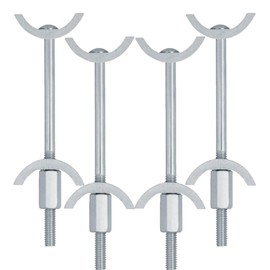 HMH-Shop Worktop Connectors 100 x 35 mm Galvanised Plate Connector for Worktop Kitchen Top Furniture Connector Plate Connector Pack of 4