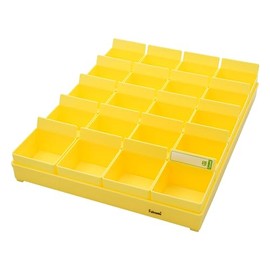 Estee Medical Medication Tray (20 People) PT-20Y (Yellow/Yellow)