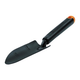 Fiskars Ergo 1027018 Plant Trowel, Length 30 cm, Stainless Steel Head/Plastic Handle, Black/Orange