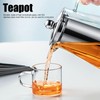 Glass Teapot with Removable Infuser, Stovetop Safe Glass Tea Pot