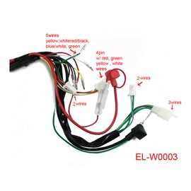 Electric Engine Start Wiring Loom Harness for 50cc 70cc 90cc 110cc 125cc Pit Dirt Bike ATV Quad