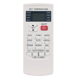 YKR-H/102E Replace AC Remote Control Compatible with Costway Daizuki Fusion AUX Mini Split A/C Unit Air Conditioner YKR-H/006E YKR-H/002E ACDC12C ACDC18C ACDC12C-IDU ACDC18C-IDU ACDC12C-ODU