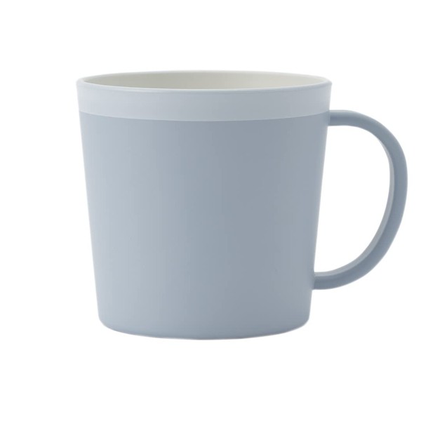 Keyuka Kids' Cup Two-Tone Blue (Yamanaka Coating, Antibacterial and Lightweight),