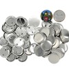 WBYNB Pack of 100 Round Blank Pin Buttons, Badge Button