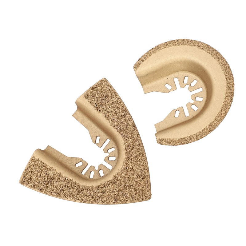 10Pcs Oscillating Saw Blade Triangle Semicircular High Carbon Steel Multitool