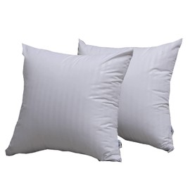 Feather Proof Euro Pillow Protectors 28x28 Waterproof Cover for Goose Down Square Throw Pillows 2 Pack