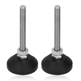 2 pies de nivelación ajustables para muebles, niveladores de muebles ajustables, pies de rosca M6, extensores de patas de mesa, almohadillas de nivela