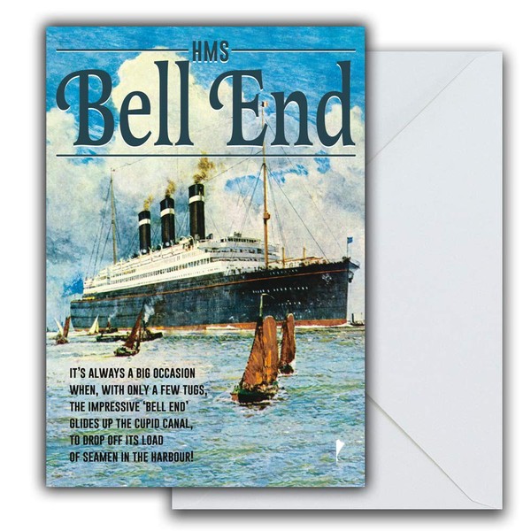 Emotional Rescue Funny Birthday Card For Him,Rude Birthday Card Male