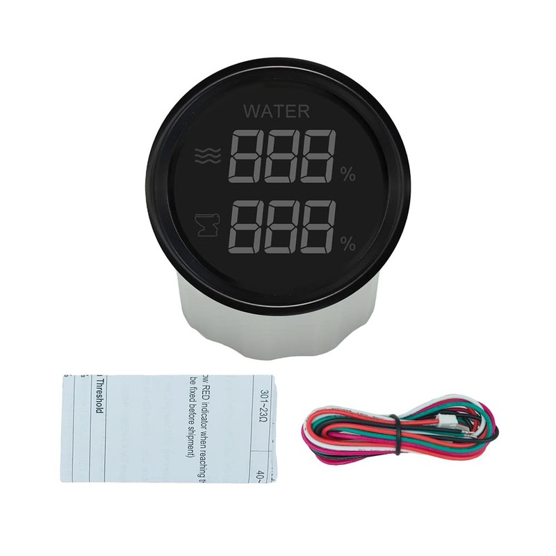 ELING Waterproof 2 in 1 Dual Gauge Water Level Holding