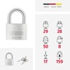 ABUS Titalium 64TI/50 Padlock - Basement Lock with Lock Body