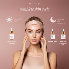 ATIS Vitamin C Face Serum - Anti Aging Facial Serum - Hyaluronic Acid & Retinol Serum for Face - Firming, Restoring & Hydrating | Fine Lines, & Wrinkles Remover, Tone & Revitalize, 1fl oz,3 Bottles