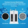 SpiroPure SP-FR200 NSF Certified Refrigerator Water Filter Replacement for WF2CB,