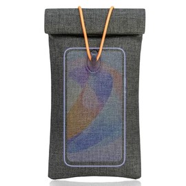 Faraday Bags for Phones 2 Pack Go Dark Bags for Cell Phones, Signal Blocking Case, RFID Blocking Pouch for Privacy Protection