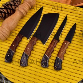 Chef Knife Custom Made Chef Knife Set Kitchen Cutlery - Hand Forged Carbon Steel 2382