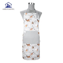 Unisex Cotton Kitchen Apron –Cute Cats Design Apron with Large Pocket, Ideal for Bakers, Chefs, Mum, Dad, or Grandma on Birthdays & Christmas