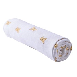 Newcastle Classics NC-SC443 Swaddle Cotton Muslin Swaddle, Soft Blanket, Baby Shower, 47.2 x 47.2 inches (120 x 120 cm), 0 Months and Up