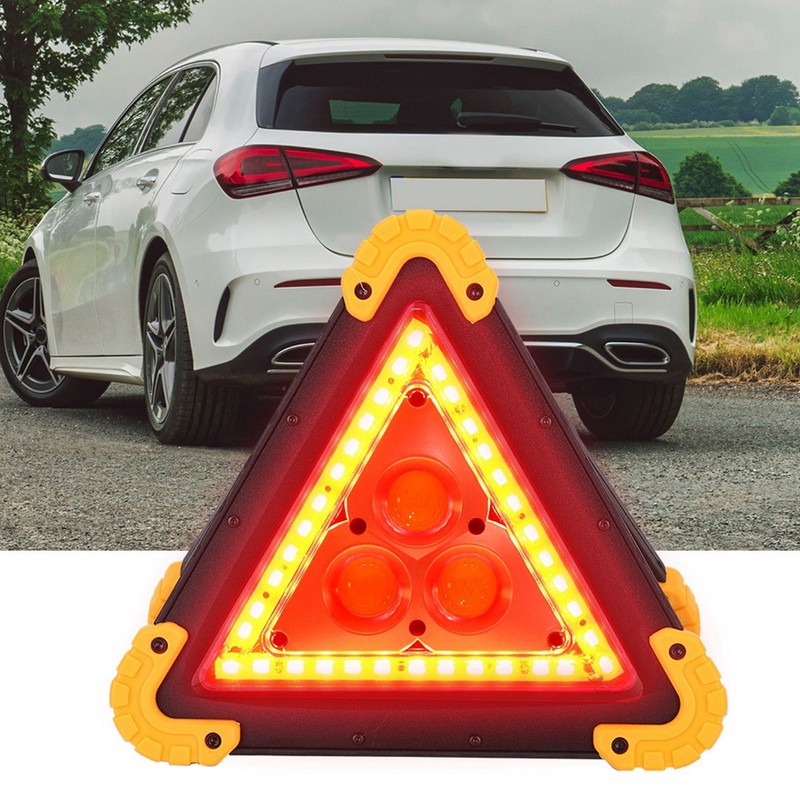 Car Warning Triangular Lamp Emergency Safety Lamp 6500K 10W IP67