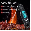 Kizen Waterproof Digital Instant Read Meat Thermometer with 4.6 Folding
