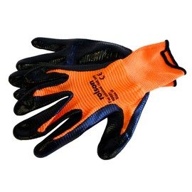 Rolson 60651 Textured Nitrile Coated Work Gloves Large